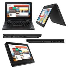 Lenovo Yoga 11E Core i5, 8 Go RAM, 128 Go SSD, Écran 12 pouces Tactileet pliable à 360 dégré (7ᵉ génération)