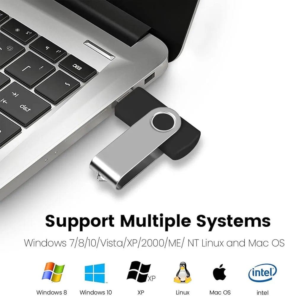 Clé USB 16Go Modèle Rotative USB 2.0